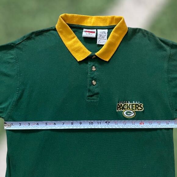 The Edge 1998 NFL Green Bay Packers Polo Men's Sz M - Picture 7 of 9